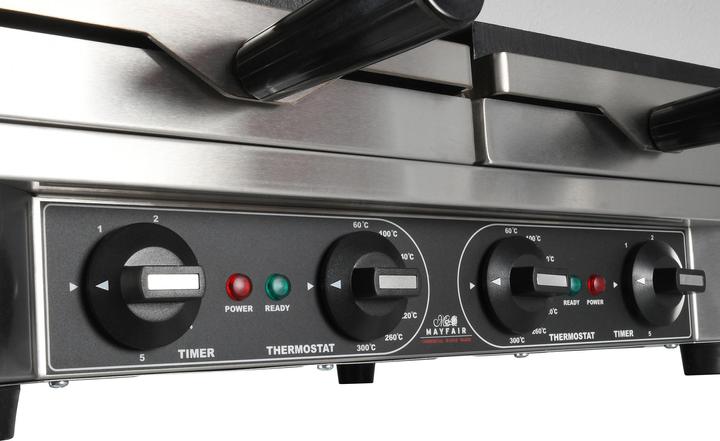 Image du produit Mayfair Gaufrier double 180° tournable 230V/2900W connecteur Suisse T23 705x520x180 mm