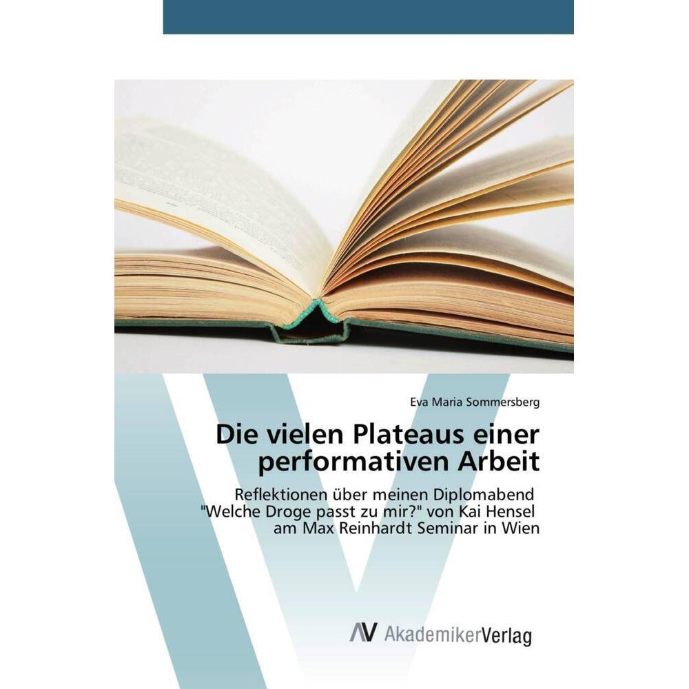 Die vielen Plateaus einer performativen Arbeit, Fachbücher von Eva Maria Sommersberg