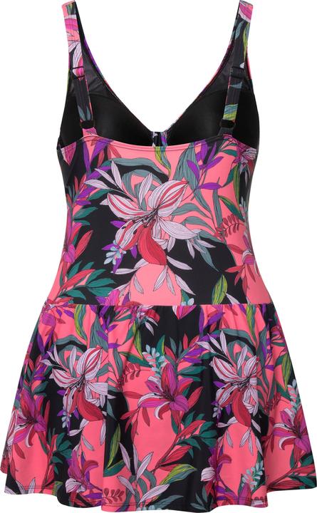 Image du produit Ulla Popken Robe de bain imprimé feuilles à bonnets souples et armatures, matière recyclée (46)