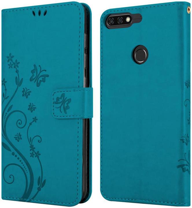 Produktbild Cadorabo Flower Book Cover (Huawei Y7 (2018))