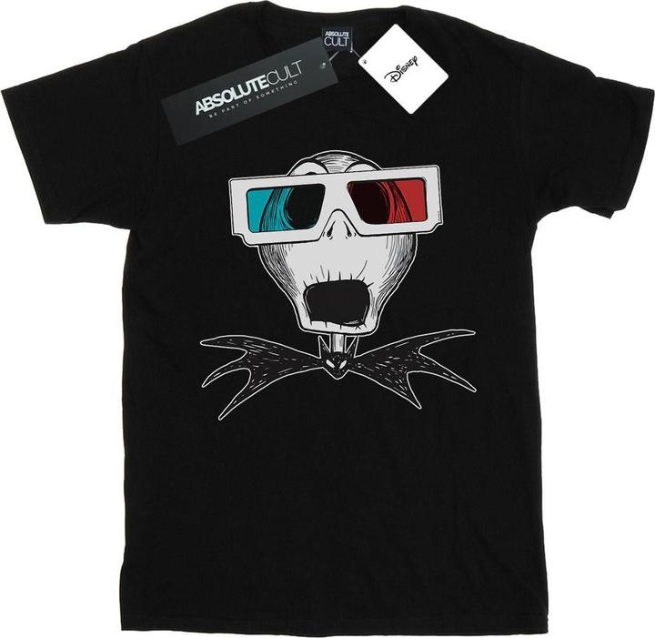 Immagine prodotto Disney Nightmare Before Christmas Jack Skellington 3D Glasses Maglietta Uomo (4XL)