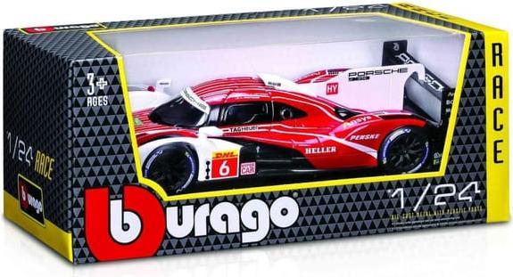 Produktbild Bburago Race 1/24 Porsche 963 rot/weiss