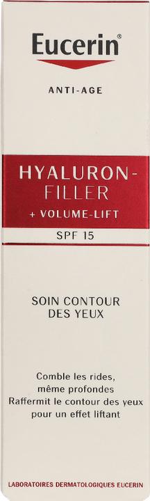 Actual product image Eucerin Hyaluron filler + volume lift (Eye Care Cream, Day, 15 ml)