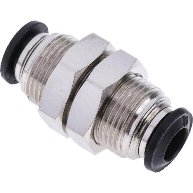 RS PRO, Tecnologia di connessione dei tubi, Bulkhead Connector 6mm (Raccordi per tubi)
