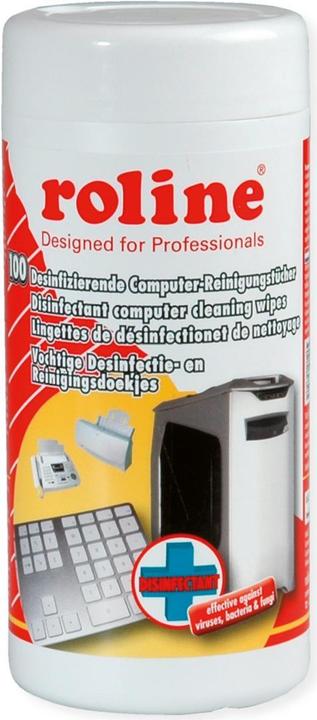 Actual product image Roline Disinfecting computer cleaning wipes (100x)