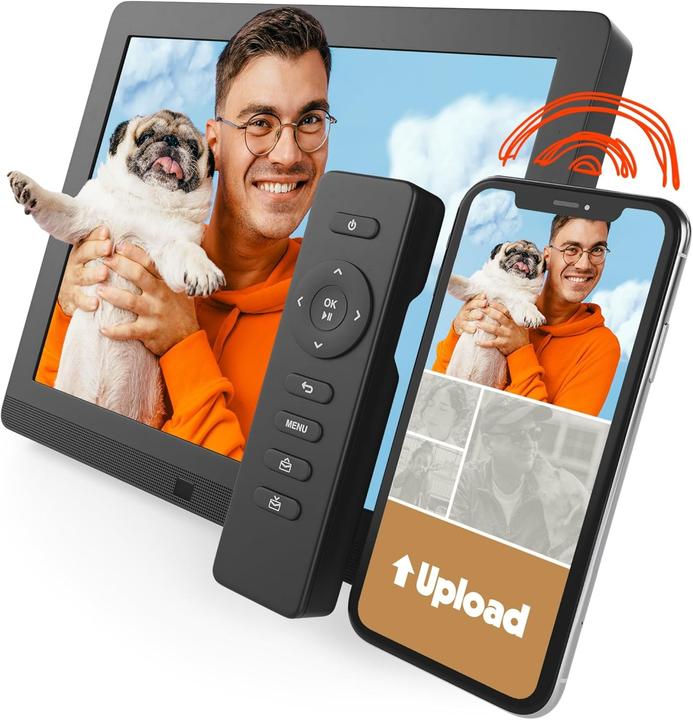 Productafbeelding Ordissimo Pix-Star digitale fotolijst /1xUSB/Zwart (10")