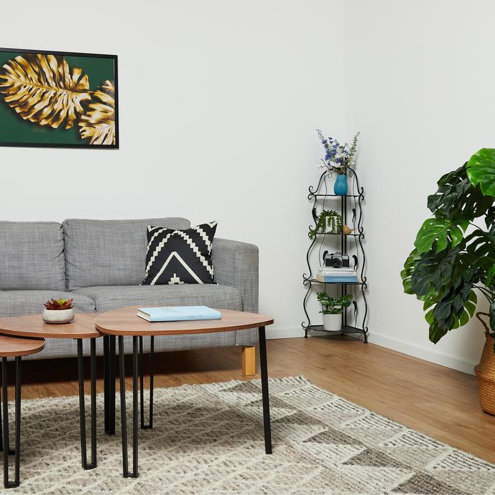 Actual product image Relaxdays Corner shelf (30 x 30 x 113 cm)