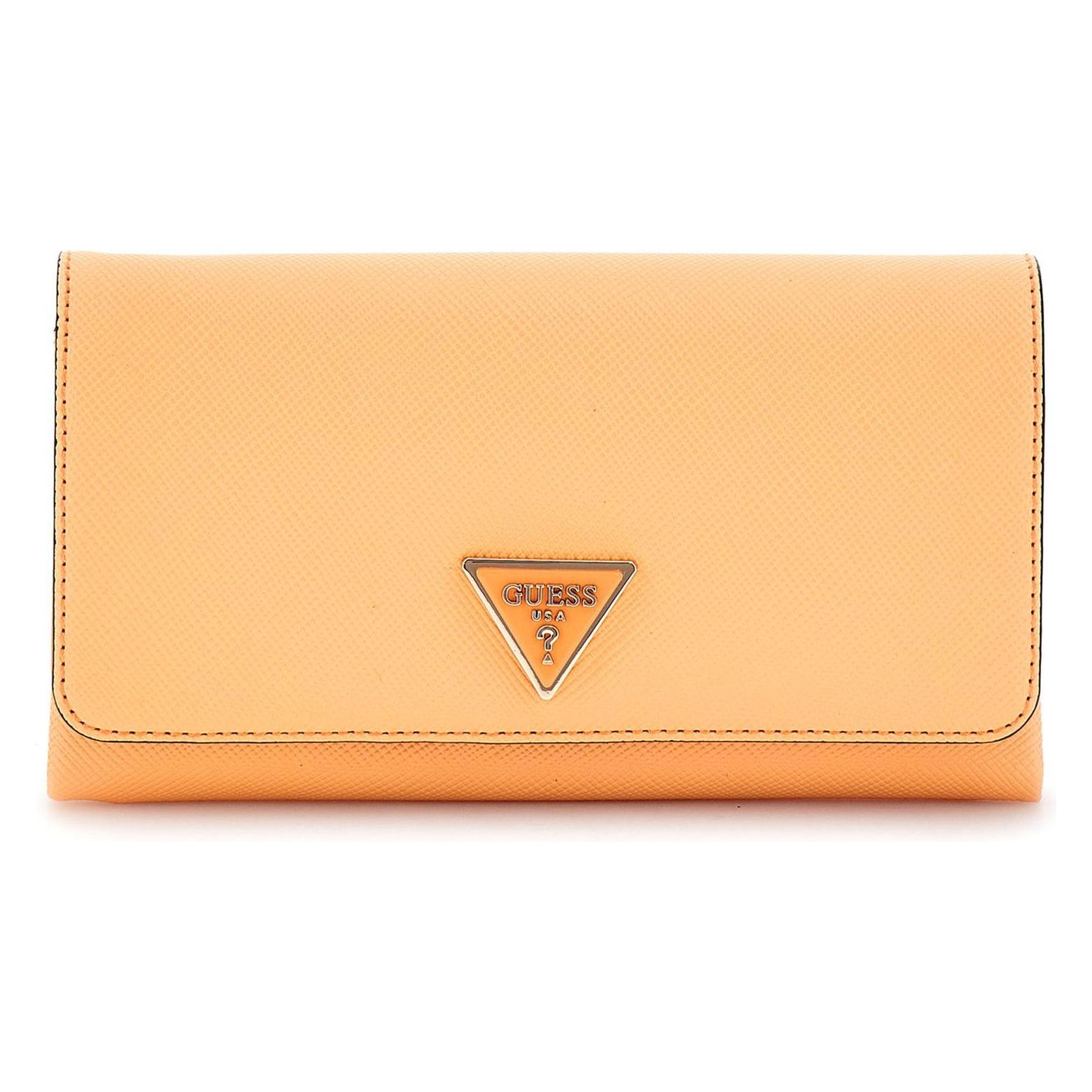Guess, Damen, Handtasche, Noelle Mini Xbody Flap Organizer, Orange, Mehrfarbig