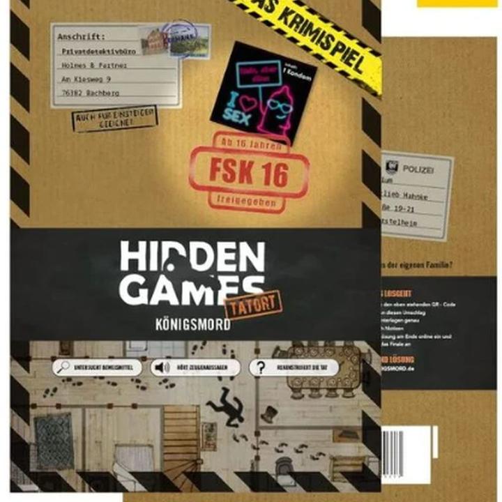 Actual product image Hidden Games HID00006 - Crime Scene: King's Murder 5th Case (DE) (German, 1 - 6 Players)