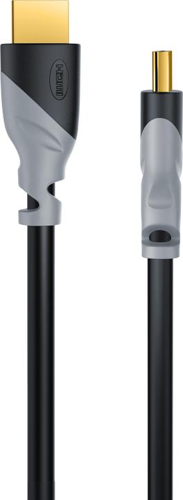 Actual product image CSL HDMI cable 2.0b - 4k Ultra HD 2160p - High Speed - 3D Ready - 3 x shielded - HDMI 2.0b 2.0a 2.0 (1 m, HDMI, 2.0b)