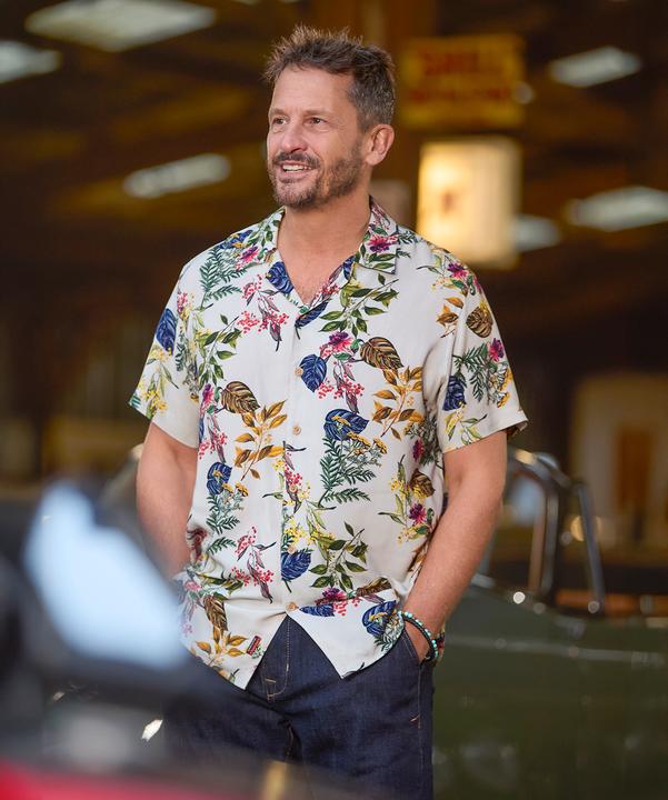 Image du produit Joe Browns Botanical Print Revere Collar Shirt (XXL)