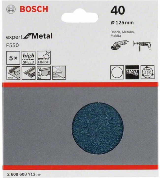 Produktbild Bosch Professional Zubehör Schleifblatt F550 (40)