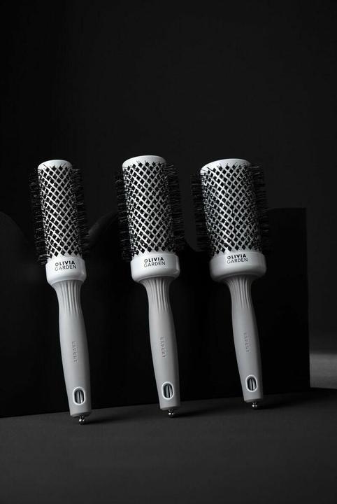Image du produit Olivia Garden Expert Blowout Shine Blanc&Gris 80 mm