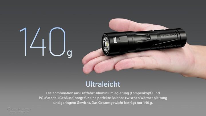 Produktbild Nitecore MH15 (11.70 cm, 2000 lm)