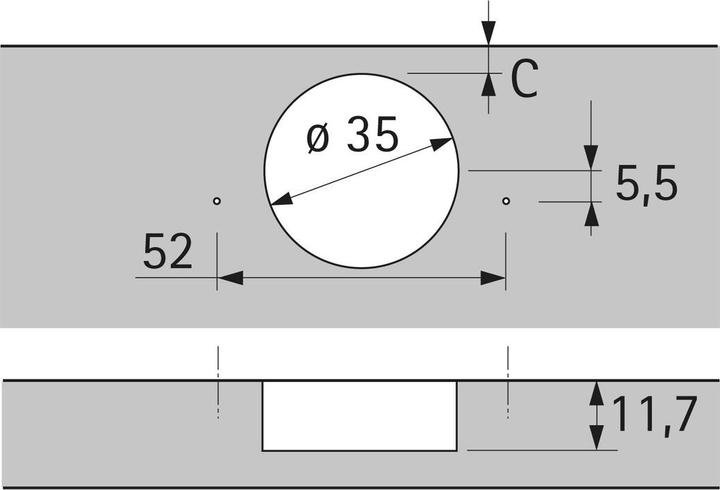 Immagine prodotto Hettich Cerniera grandangolare Sensys