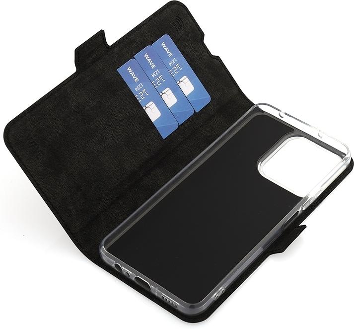 Actual product image Wave BookCase Cover, Honor 200 Smart, black (Honor 200 Pro)