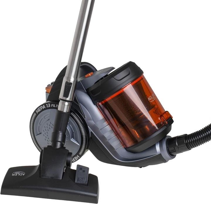Produktbild Adler Cyclone Vacuum Cleaner | AD 7065 | Bagless | Power 700 W | Dust capacity 1.6 L | Black/Red