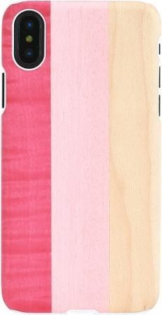 Produktbild Man&Wood SmartPhone case iPhone X/XS pink pie white (Apple iPhone X, Apple iPhone XS)