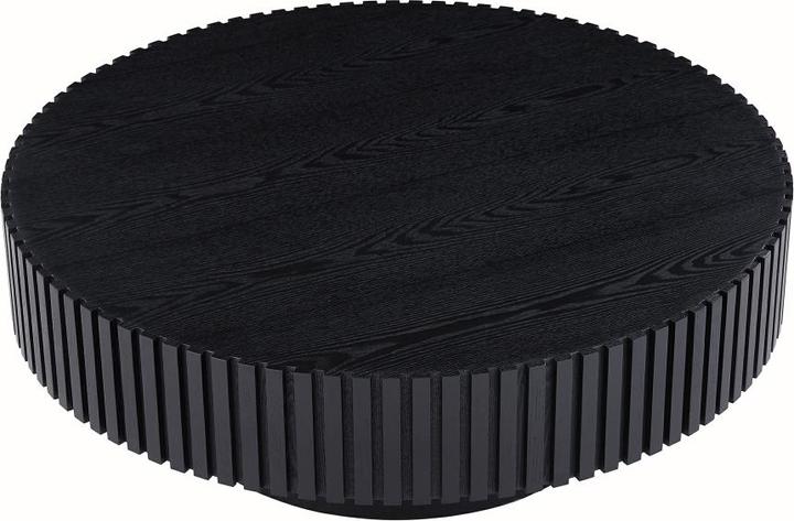 Image du produit SIT Möbel Table basse Ø 80 cm noire en bois noir, avec (80 x 35 cm)