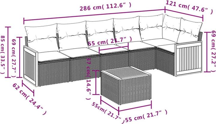 Produktbild vidaXL Charlee