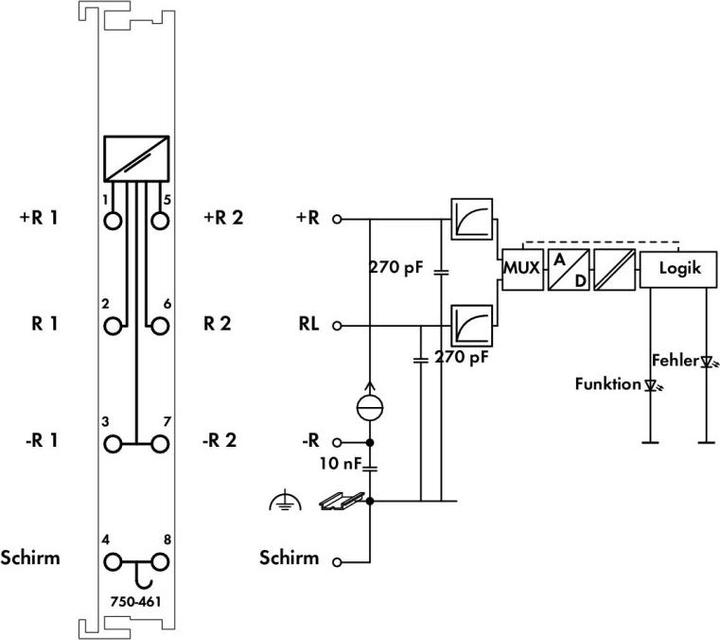 Actual product image Wago Analog input 2 channel FOR RTDS
