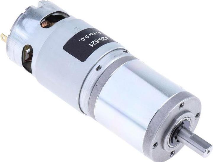 Actual product image RS PRO Gear motor 6-12VDC Ø42mm 104:1