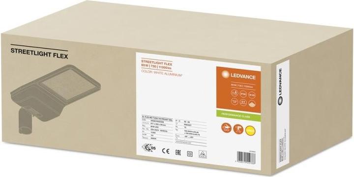 Actual product image Ledvance Streetlight LED Flex Medium Streetlight 730 3000K 80W warm white 35x135° IP66 (11300 lm, IP66)