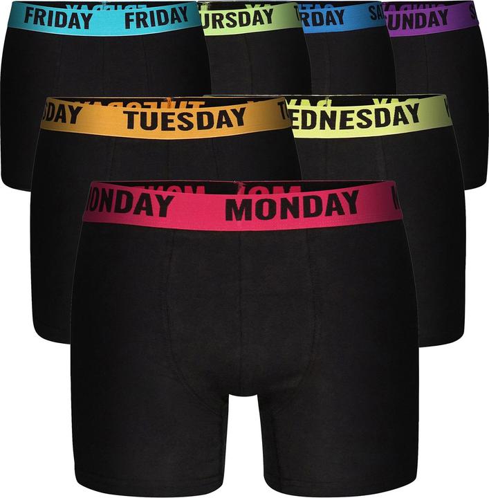 Produktbild Happy shorts Retroshorts Monday Sunday (XL, 7er Pack)