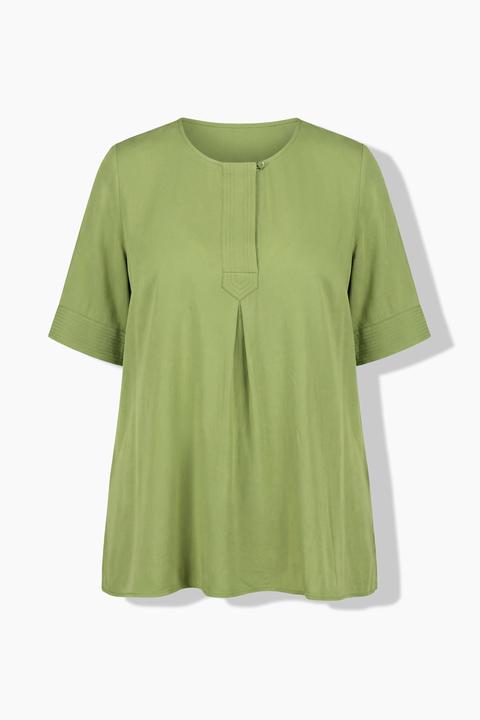 Image du produit Ulla Popken Blouse, tombé fluide, manches courtes (42, 44)