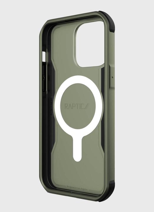 Produktbild X-Doria Raptic Fort Case für iPhone 14 Pro mit grünem MagSafe Armored Cover (Apple iPhone 14 Pro)
