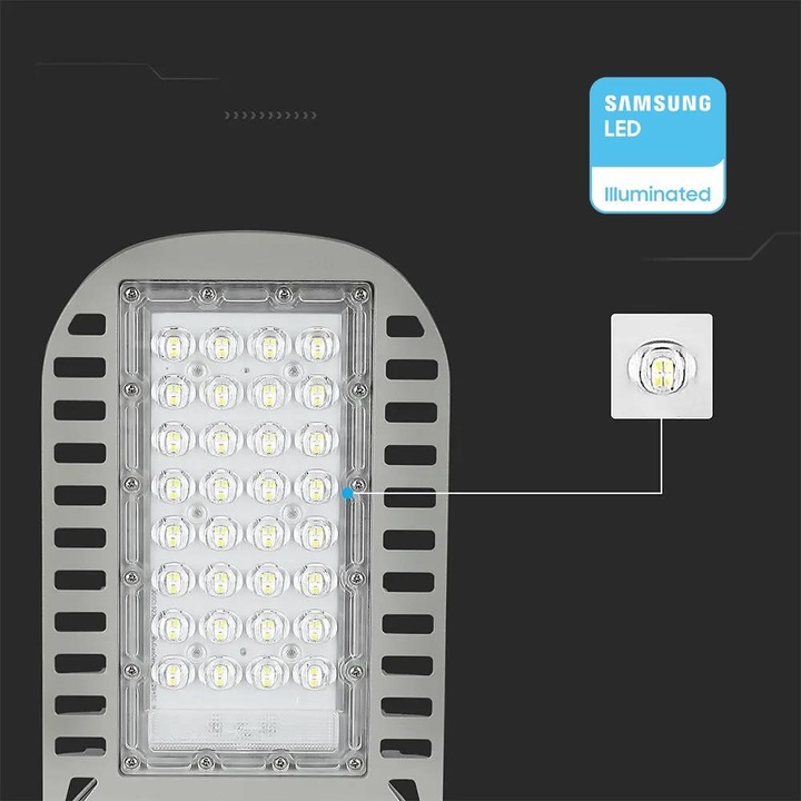 Produktbild V-TAC VT54STN LED Strassen Lampe SAMSUNG Chip 50W Slim 6400K 135 lmW (6850 lm, IP65)