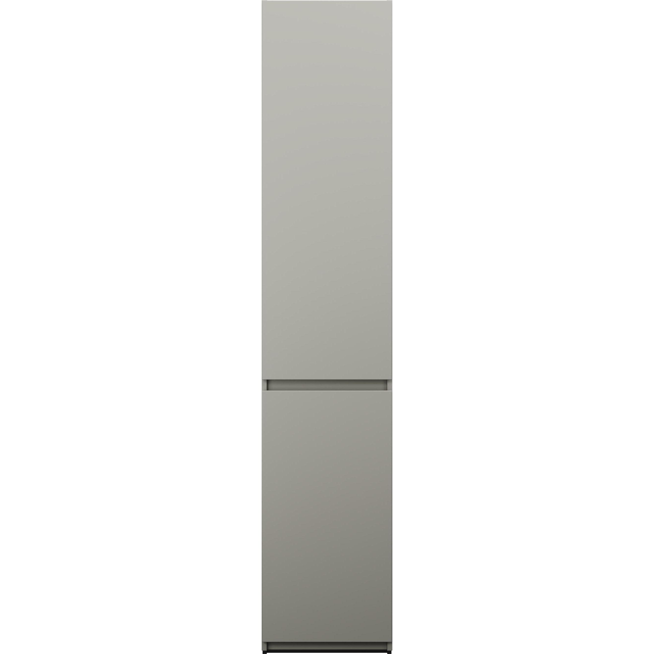 burgbad, Badezimmerschrank, Lin20 Hochschrank Bodenstehend mit 2 Türen, Tiefe 245mm, Türanschlag rechts, 400x245x2000m