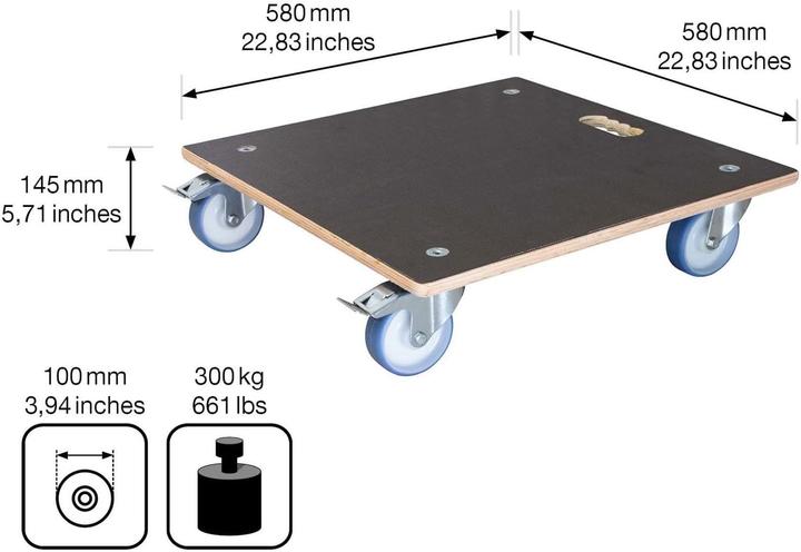 Produktbild Wagner System Transportroller (300 kg)