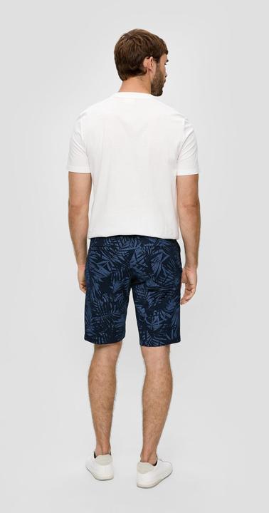 Image du produit s.Oliver Bermuda Bermuda mit All-over-Print aus Baumwoll-Stretch (32)