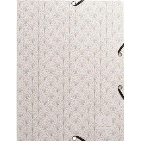 Exacompta, Busta portadocumenti, Raccoglitore a tre anelli 55450E Neo Deco DIN A4 (24 x 32 cm, 4 x)