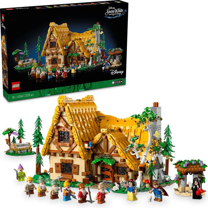 Image du produit LEGO La cabane de Blanche-Neige et des sept nains (43242, LEGO Disney)