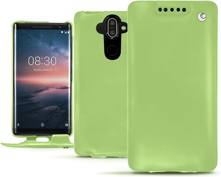 Actual product image Noreve Leather cover vertical (Nokia 8 Sirocco)
