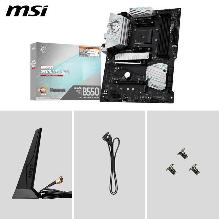 Image du produit MSI MPG B550 Gaming Plus (AM4, AMD B550, ATX)