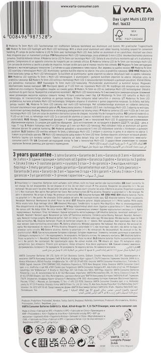 Actual product image Varta daylight (16.35 cm, 40 lm)