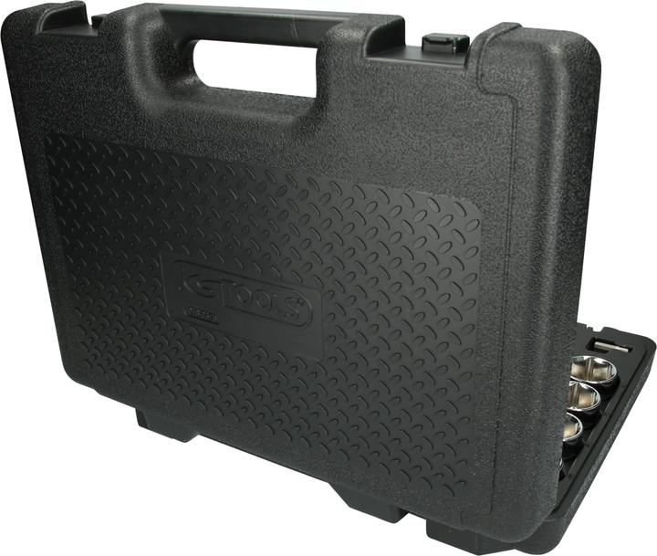 Produktbild KS Tools 1/4" + 1/2" CHROMEplus Steckschlüssel-Satz, 78 Teile, Flank Traction (1/4", 1/2")