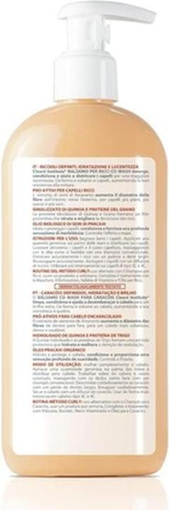 Actual product image Clearé Institute Co-Wash Curly Balsam for Defined Curls Moisture and Shine 330ml (330 ml)