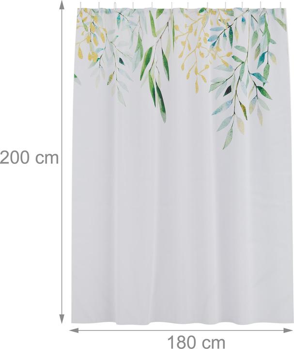 Actual product image Relaxdays Shower screen (180 x 0.1 x 200 cm)