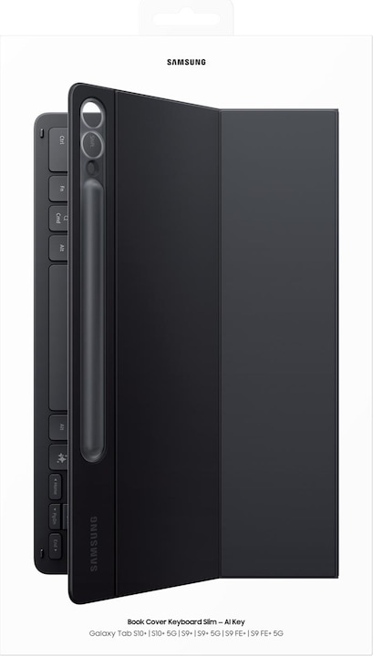 Actual product image Samsung Book Cover Keyboard Slim (DE, Galaxy Tab S9+, Galaxy Tab S10+, Galaxy Tab S9 FE+)