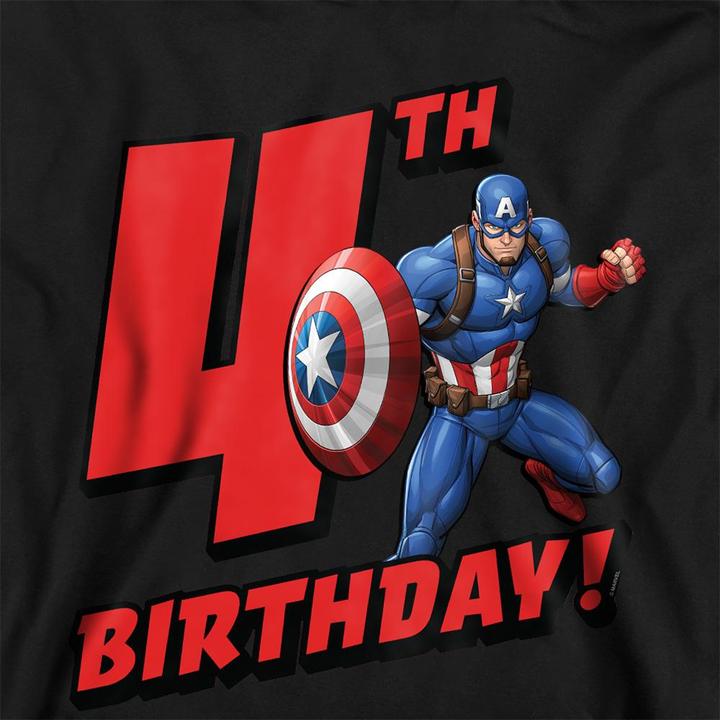 Image du produit Captain America - Sweat à capuche 4TH BIRTHDAY - Enfant (116)