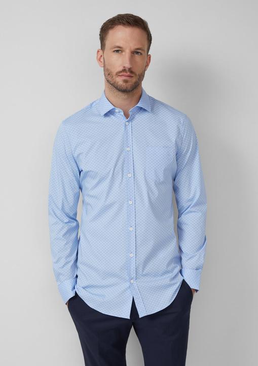 Immagine prodotto s.Oliver Hemd Tailored Fit: Langarmhemd mit All-over-Print (40)