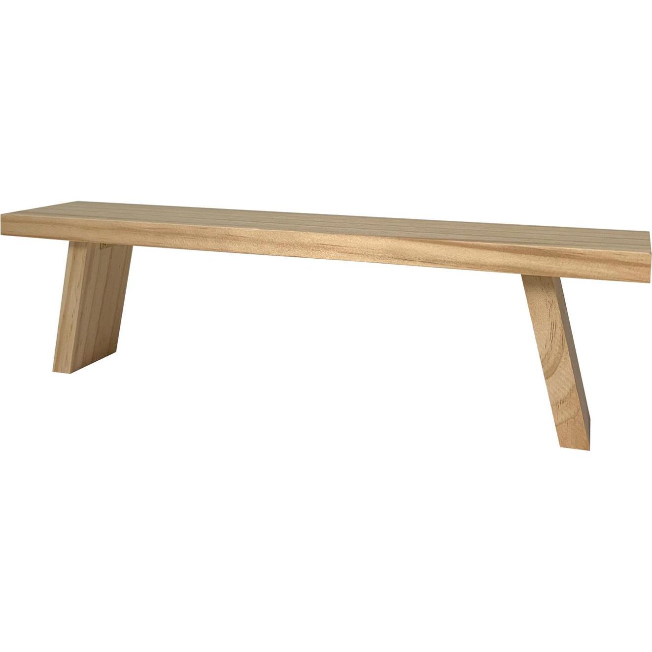 HTI-Living, Weihnachtsbeleuchtung, Schwibbogenbank Natur 40 cm
