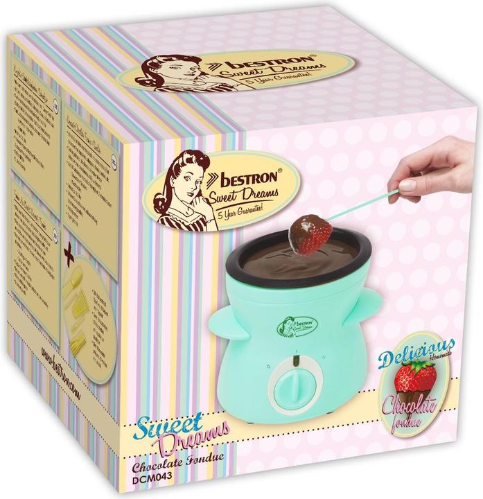 Actual product image Bestron Chocolate fondue DCM043M,mint (Chocolate fondue)