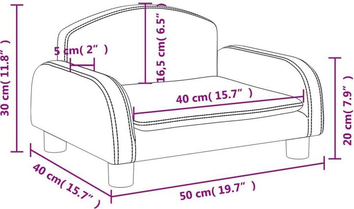 Actual product image vidaXL Ambica (Children sofa)