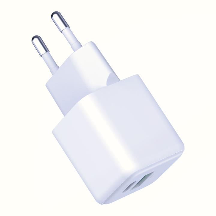 Productafbeelding 3MK Ładowarka sieciowa Hyper GaN Charger 20W 1xUSB-A 1XUSB-C PD QC4+ biały (20 W)
