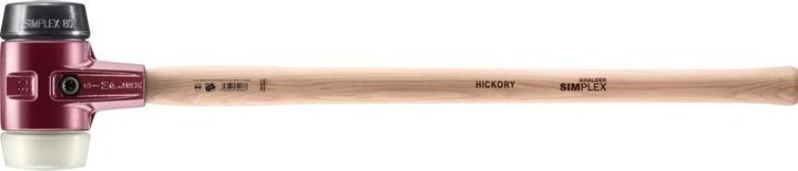 Actual product image Halder SIMPLEX sledge hammer, rubber composition / nylon with malleable cast iron housing and hickory (3.47 g)